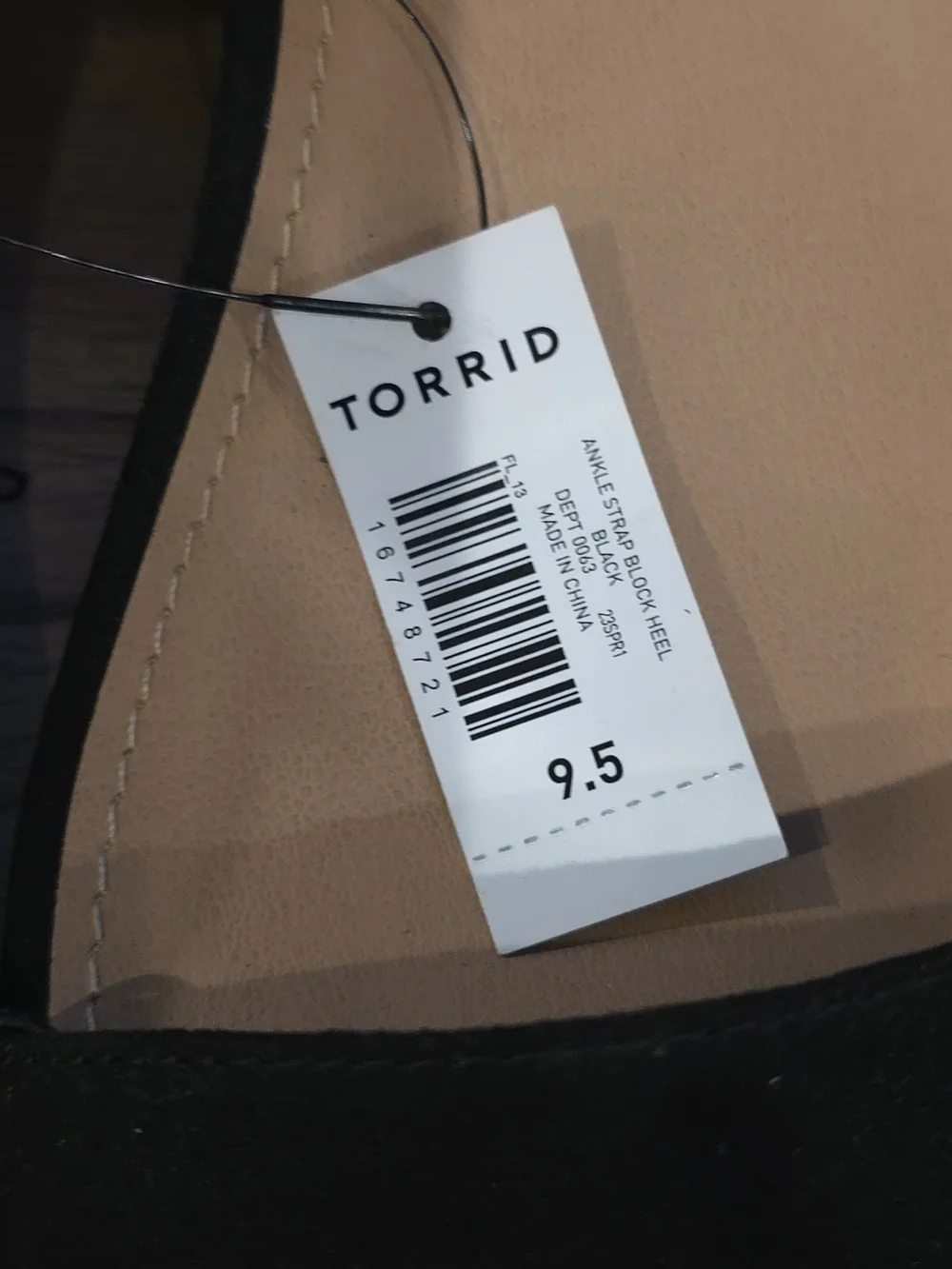 Torrid Black Ankle Strap Block Heel Shoes